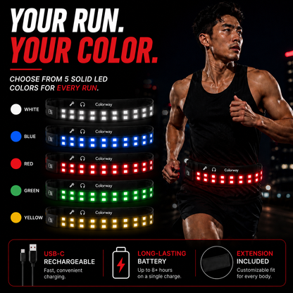 Colorway Led Running Belt