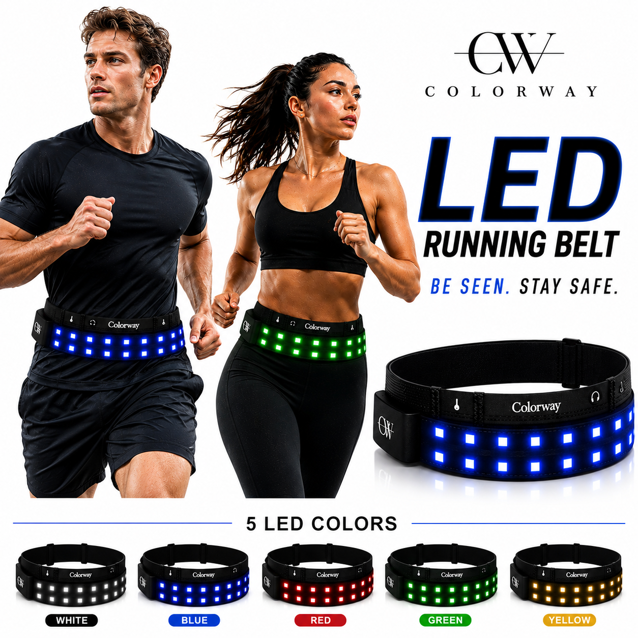 Colorway Led Running Belt
